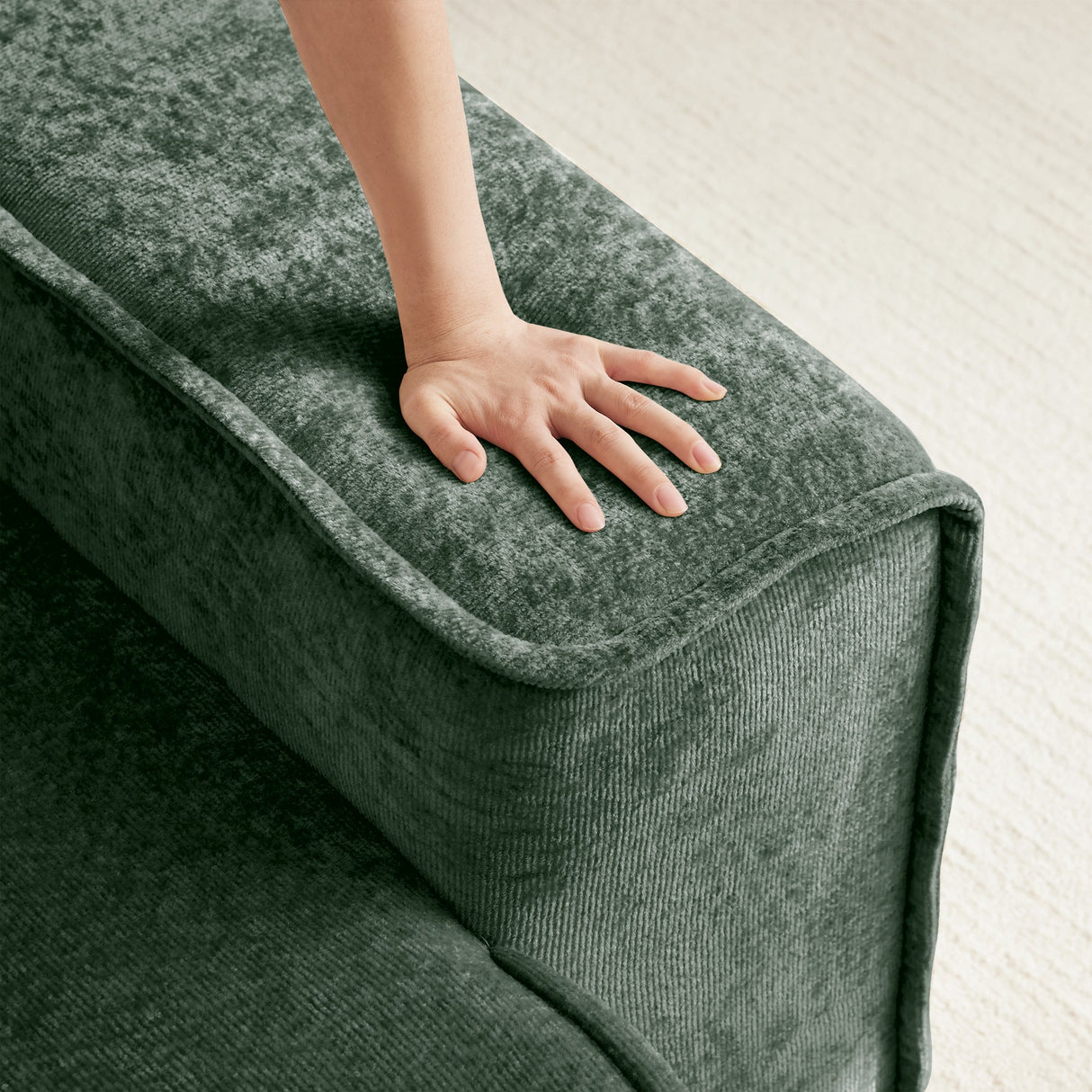 Streamlined Design Modular 2 Seat L Shape Sectional Sofa