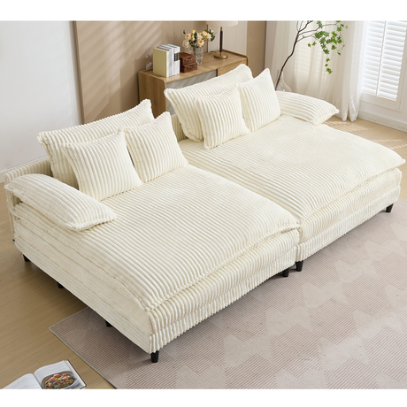 San Jose Four-Position Corduroy Chaise Lounge