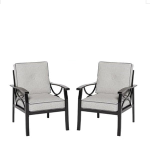 Patio Furniture Set & Coffee Table And Cushions For Backyard