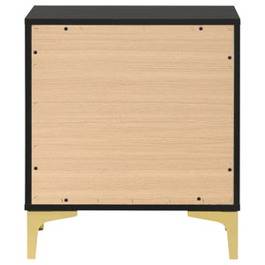 Kendall 2-drawer Nightstand Black