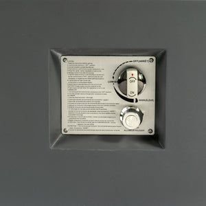 Volon Modern Rectangular Fire Pit Table in Light Gray