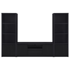 Winfield 3-piece Entertainment Center 60-inch TV Stand Black