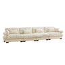 Oversized Modular Sectional Sofa with Deep Seat – Available in Dark Gray, Blue, or Beige