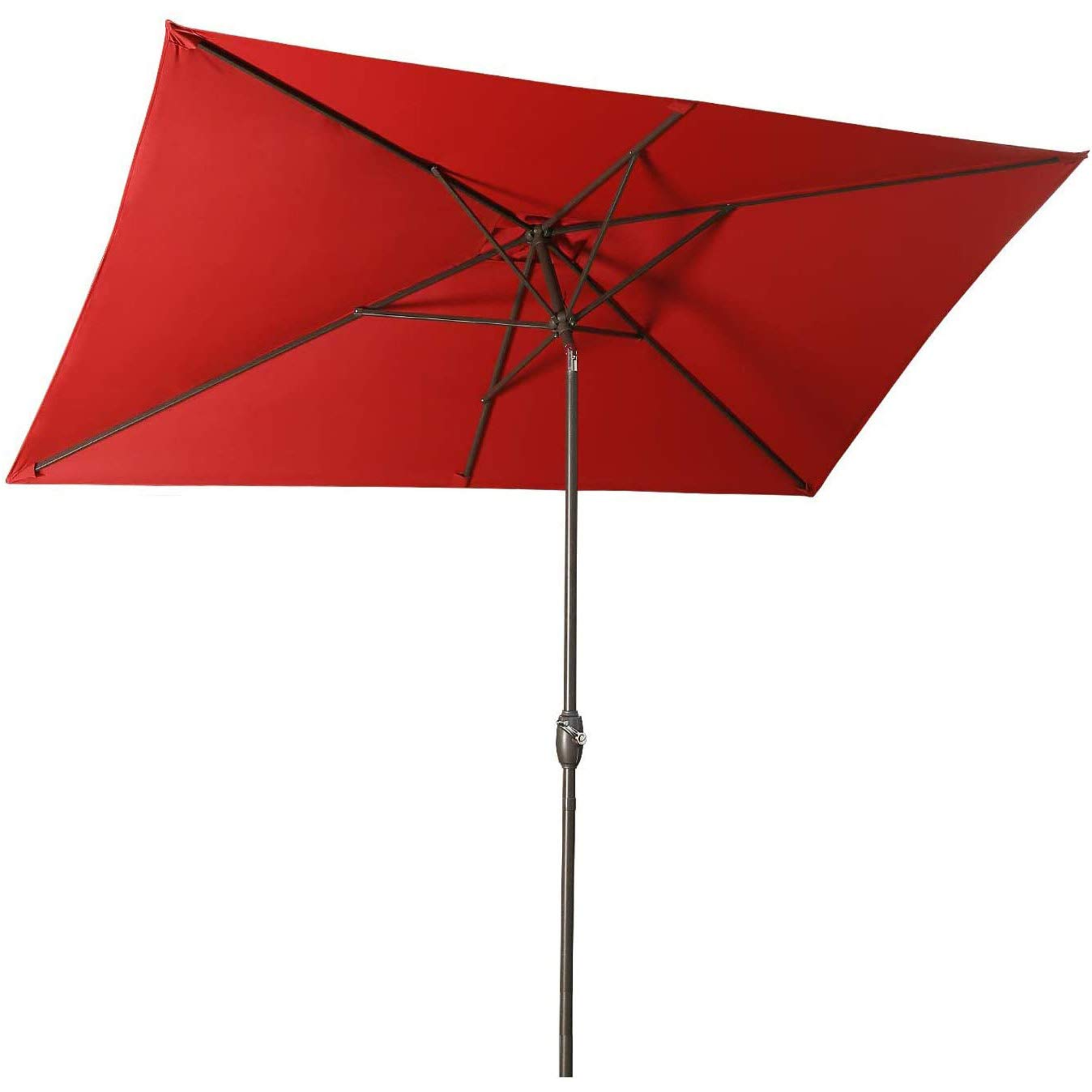 Rectangular-Patio-Umbrella-6.5-ft.-x-10-ft.-with-Tilt,-Crank-and-6-Sturdy-Ribs-for-Deck,-Lawn,-Pool-in-RED-Furniture/outdoor/Umbrellas-&-Sunshades