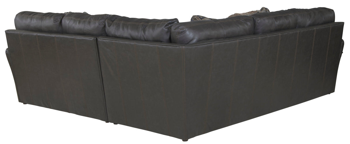 Denali - Italian Leather Match Sectional