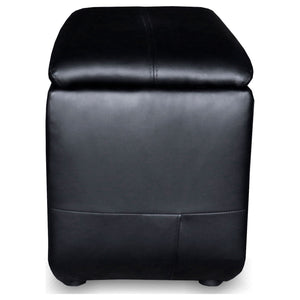 9 Piece Home Theater Seating Set With Recliners And Wedge Consoles - Black