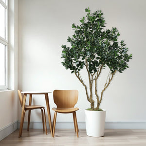 7.2FT Tall Artificial Silk Tree Large Faux Greenery Plant