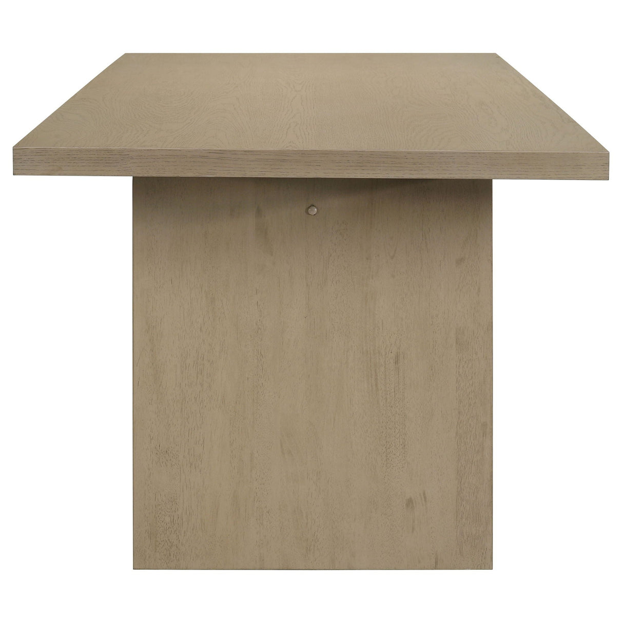 Decker 7-piece 82-inch Rectangular Dining Set Cream and Natural Oak