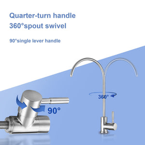 Modern Design, Lead Free Drinking Water Faucet - Brushed Nickel