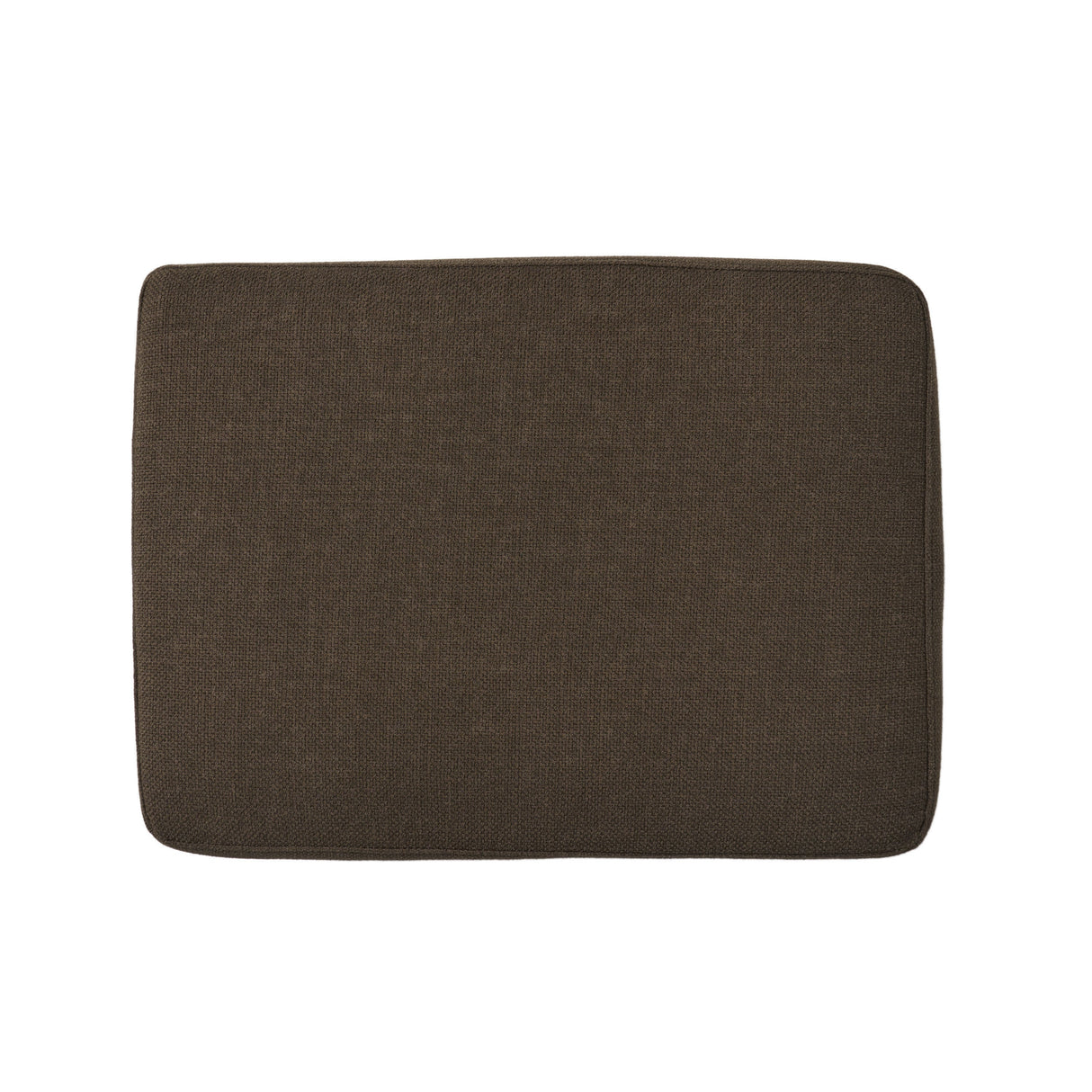 Upholstered Ottoman, Chocolate
