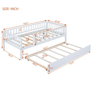 Multi Functional Wooden Daybed Bed