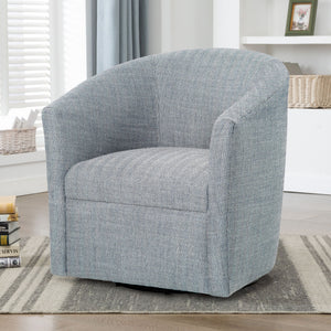 Lainey - Swivel Barrel Chair With 360 Degree Rotation