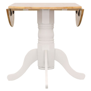 Greer Natural Brown And White 5-Piece Dining Set