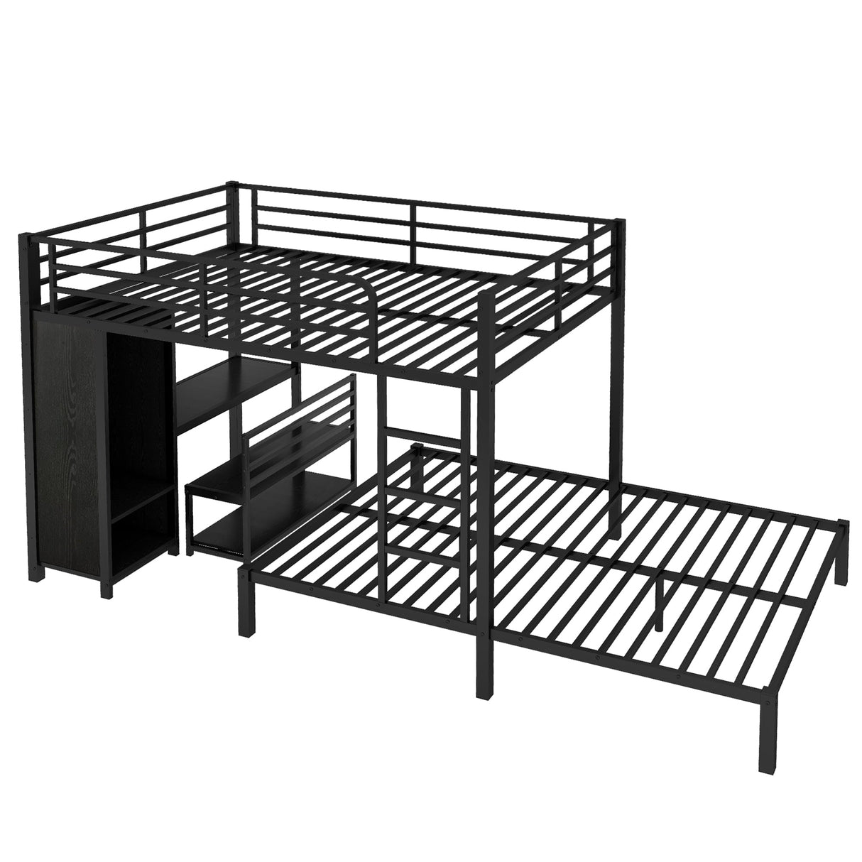 Queen Over Queen Size Bunk Bed Frame