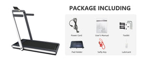 2 in 1 Under Desk Treadmill 2.5HP Folding Electric Machine