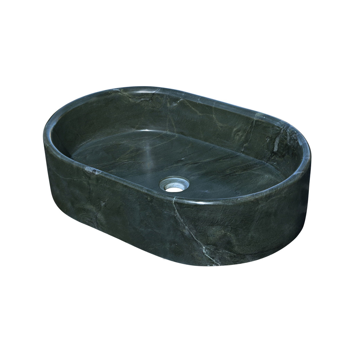 Bathroom Vessel Sink, Semi Polished Surface