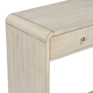onsole Table With 3 Drawers And Display Shelf