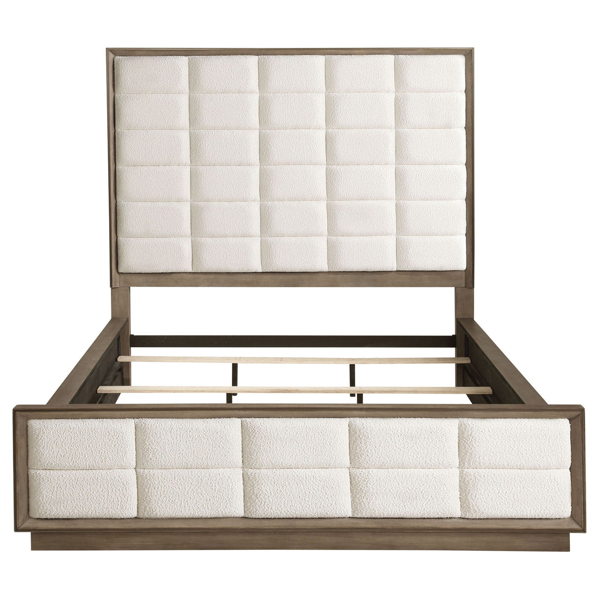 Durango 80-inch California King Panel Bed Taupe Oak
