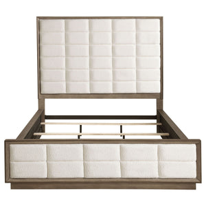 Durango 80-inch California King Panel Bed Taupe Oak