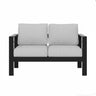 Patio All-Weather Loveseat With Thick Cushions