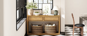 55' Console Table Natural