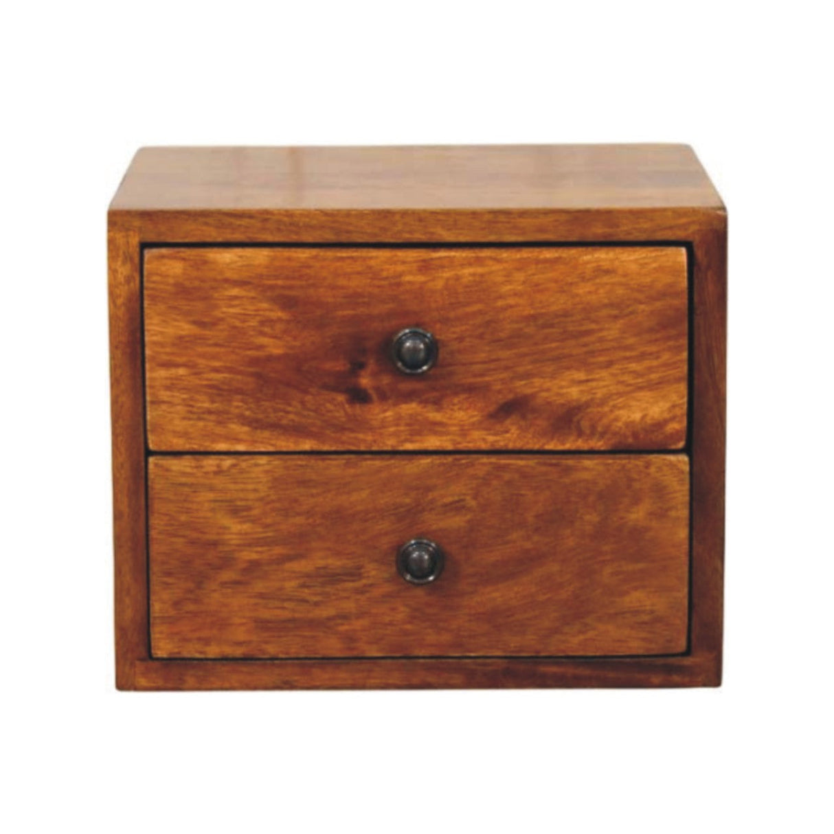 Solid Wood Solis Chestnut Wall-Mounted Nightstand