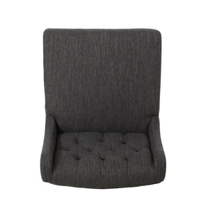 Solstara - Upholstered Dining Barstool With Button Tufted And Wing Back
