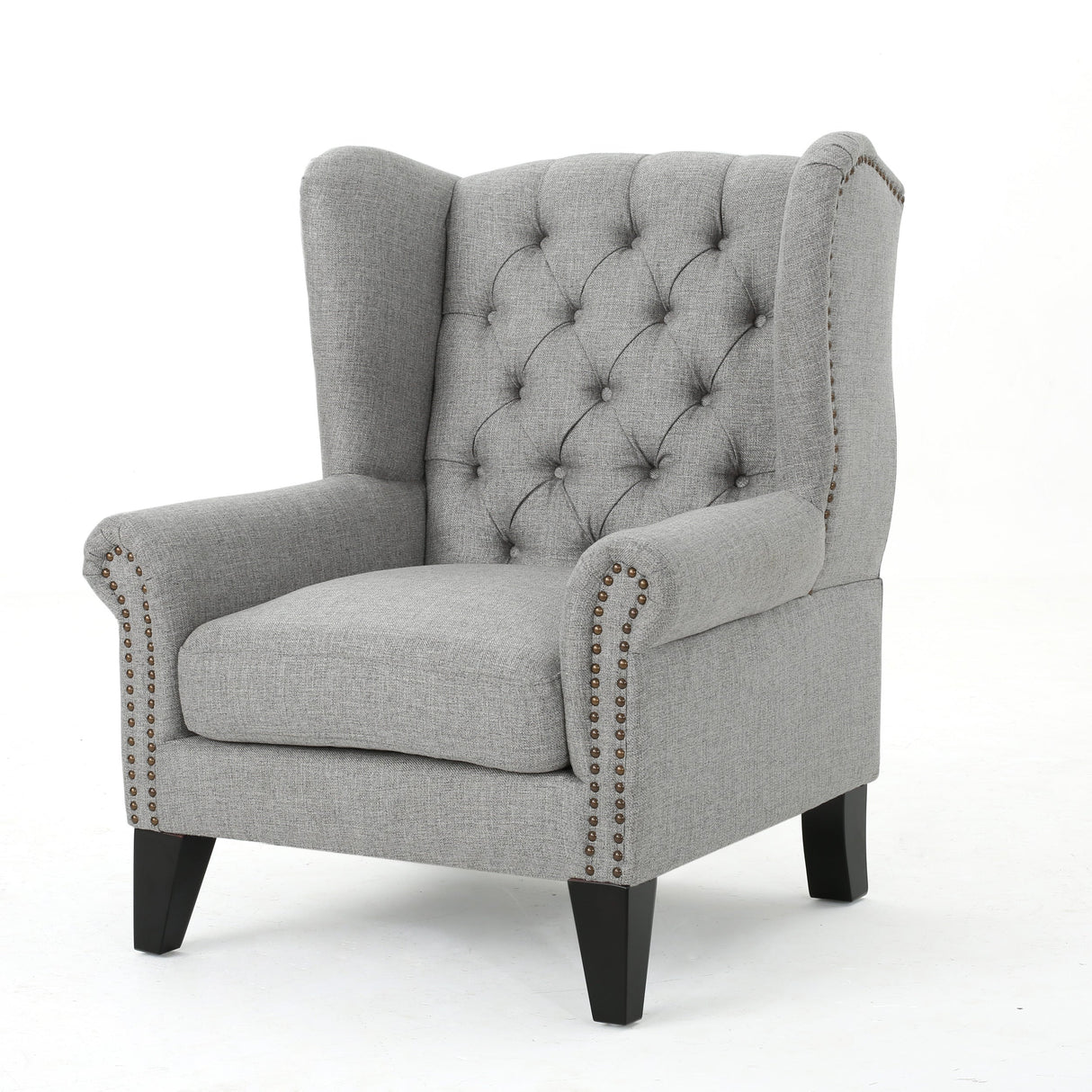 Heirloom-Inspired Tufted Armchair by Christopher Knight Home