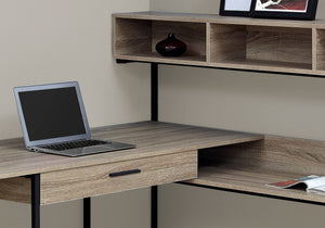 Computer Desk, Home Office, Corner, Storage Drawers, L Shape, Contemporary & Modern