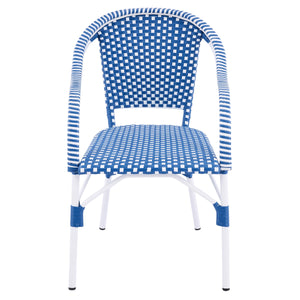 Outdoor Bistro Chairs with Aluminum Frame, Set of 2