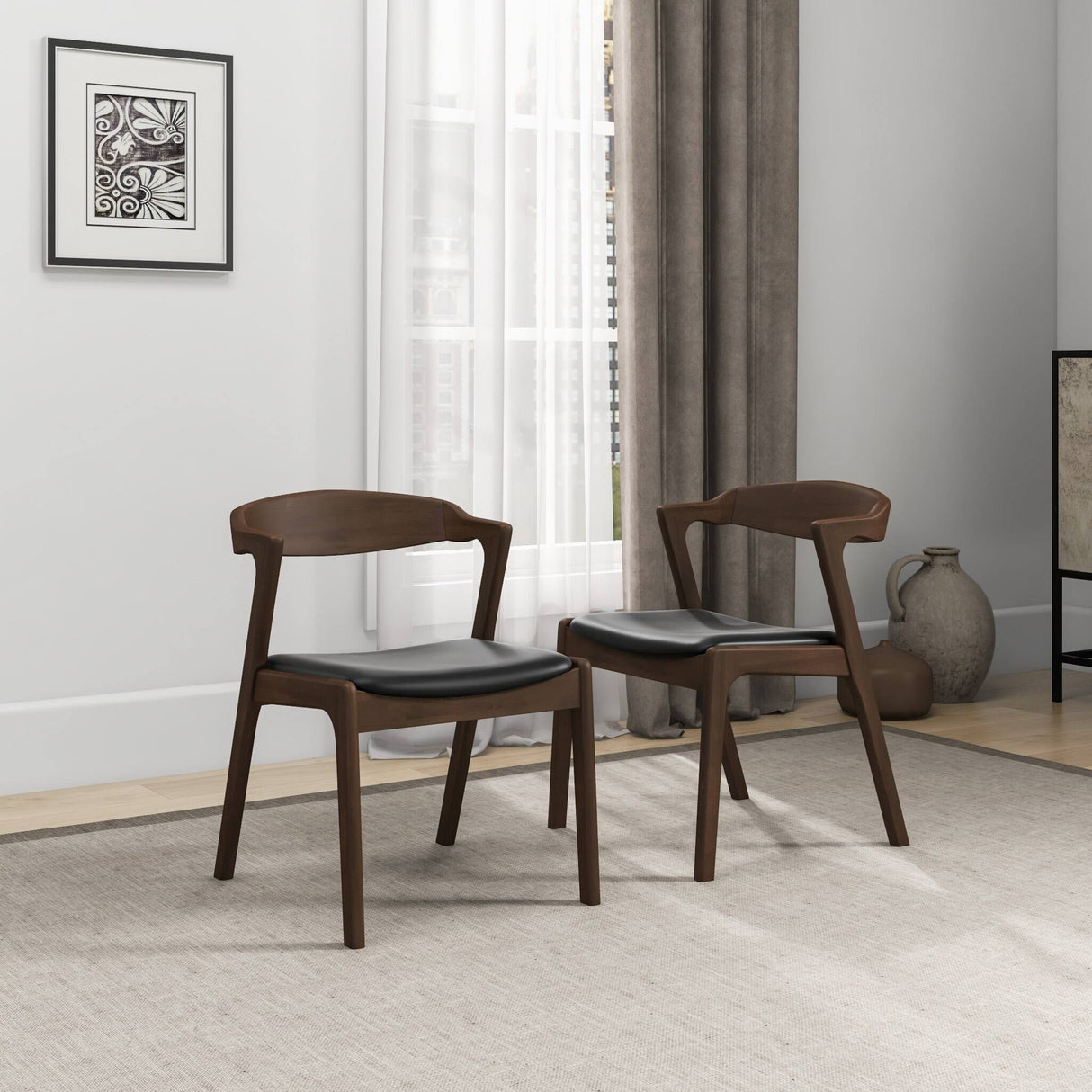 Dakota - Mid-Century Modern Dining Chair (Set of 2)
