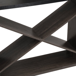 Modern X-Frame Console Table – Elegant Entryway and Office Storage