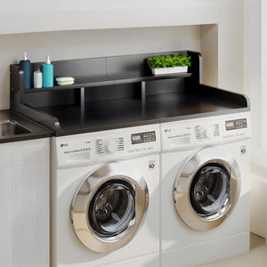 Washer Dryer Countertop with Non-slip Pads - Black