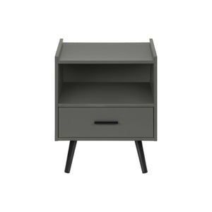 Modern Accent Table With Storage Drawer