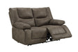 Harumi-Gray-Fabric-Power-Motion-Loveseat-W/USB-Sofas-&-Sectionals