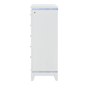 Adalid - Chest With LED Lighting - White