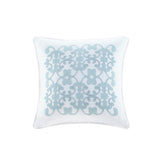 5 Piece Microfiber Ruffled Comforter Set White Queen