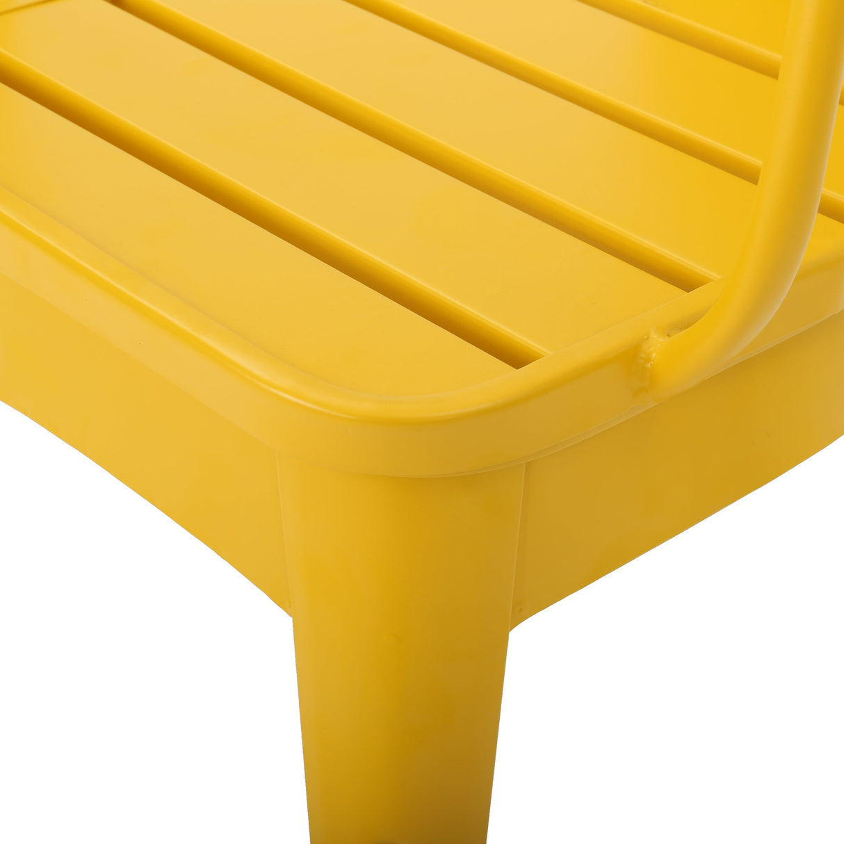 Bright Finish Colmar 3-Piece Yellow Iron Bistro Set