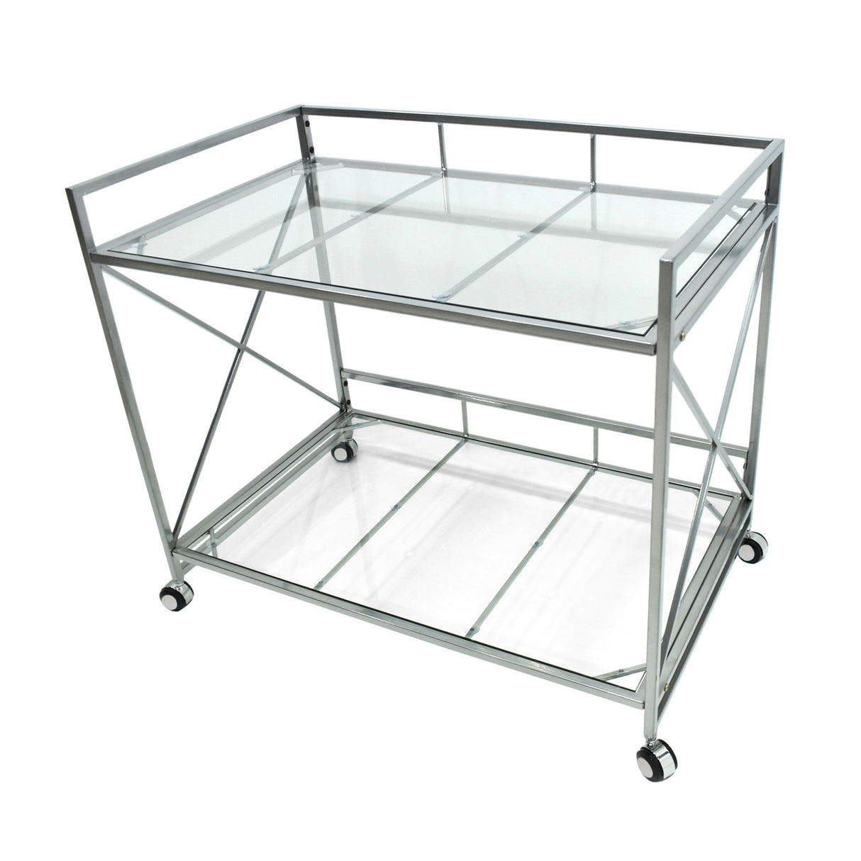 Amber bar cart