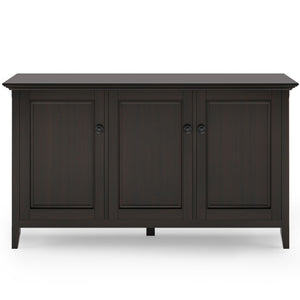 Amherst - Wide 3 Door Storage Cabinet - Hickory Brown