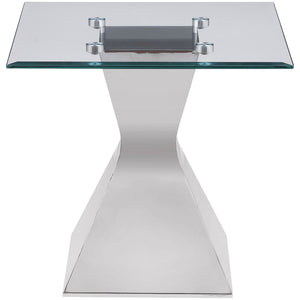 Jenny 3-piece Rectangular Coffee and End Table Set Chrome