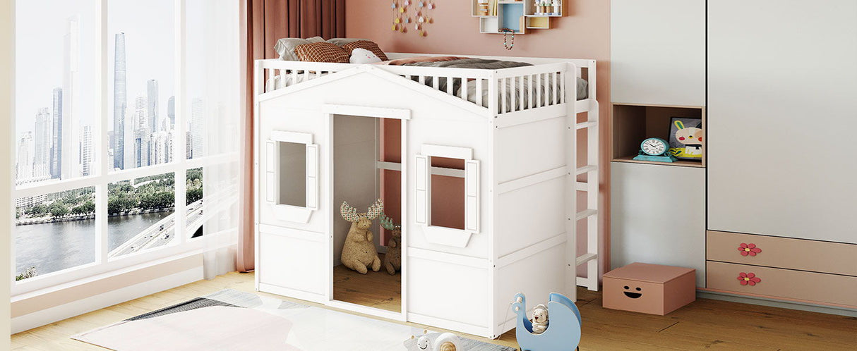 House Loft Bed With Ladder