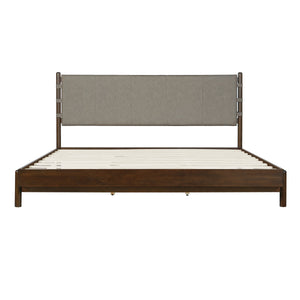 Modern King Bed Frame Set with 2 Nightstands