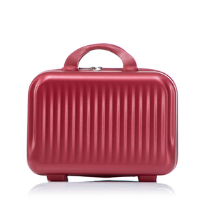 ABS Spinner Wheel Luggage Set with Combination Lock - Red