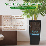 Pack of 2 Square Planters with Automatic Watering System