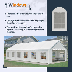 20x40FT Heavy Duty Party Tent with Removable Sidewalls