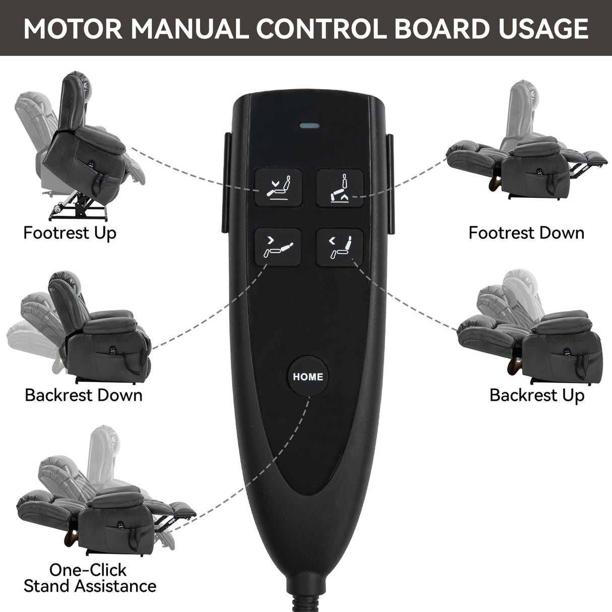 Dual Motor Electric Recliner Chair
