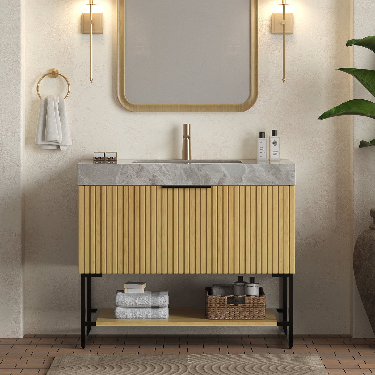 Yolan 36" Bathroom Vanity & Sink
