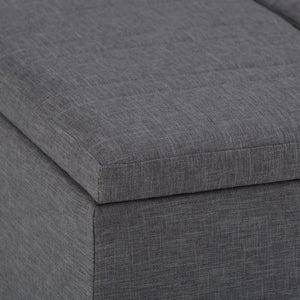 Ellis - Coffee Table Storage Ottoman Contemporary Design