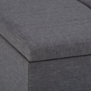 Ellis - Coffee Table Storage Ottoman Contemporary Design